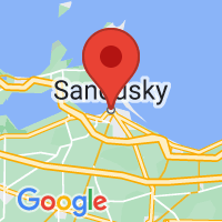 Map of Sandusky, OH US